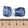 Transparent Spray Paint Glass Beads X1-GLAA-H035-01J-3