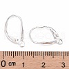 925 Sterling Silver Leverback Hoop Earrings Findings STER-A002-236-4