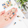 AHADERMAKER 30Pcs Faceted Glass Pendants FIND-GA0002-69-3
