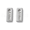 304 Stainless Steel Charms STAS-V007-03B-P-1