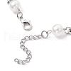 Ocean Series Alloy Shape Shell Link Bracelets BJEW-JB11840-03-4