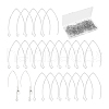 Unicraftale 200Pcs 304 Stainless Steel Earring Hooks STAS-UN0058-49-1