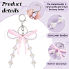 6Pcs Acrylic & Alloy & Plastic Keychain KEYC-PH01538-4