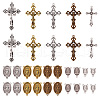 Tibetan Style Pendants and Tibetan Style Alloy Chandelier Components Links TIBEP-TA0002-28-12