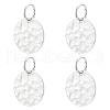   4Pcs Sterling Silver Pendants STER-PH0001-42-1