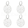   4Pcs Sterling Silver Pendants STER-PH0001-42-1