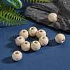 Natural Maple Wood Beads TB12mmY-17-LF-4