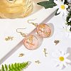 Olycraft Flower Alloy Cabochons MRMJ-OC0001-96-RS-7