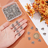 Unicraftale 100Pcs Tibetan Style Filigree Alloy Heart Charms FIND-UN0015-59-5