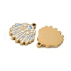 304 Stainless Steel Enamel Charms STAS-Z139-05G-01-2