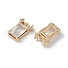 Brass Micro Pave Cubic Zirconia Pendant KK-H482-07G-2