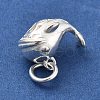 925 Sterling Silver Whale Charms STER-S009-02A-S-2