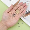 316 Surgical Stainless Steel Rhinestone Spacer Beads STAS-L285-001P-02-4