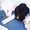 SUNNYCLUE 20Pcs 304 Stainless Steel Cable Chain Necklaces Set STAS-SC0008-06-4