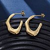 304 Stainless Steel Stud Earrings EJEW-B108-18G-2