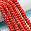 Synthetic Imperial Jasper Dyed Beads Strands G-D077-E01-01G-2