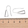 Rhomdium Plated 925 Sterling Silver Earring Hooks STER-NH0001-71B-P-3