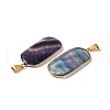Natural Fluorite Pendants G-C095-06B-G-2