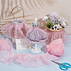 Organza Pleated Lace Ribbon OCOR-WH0097-42C-5
