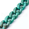 Handmade Acrylic Curb Chains X-AJEW-JB00679-01-3