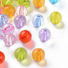 Transparent Acrylic Beads X-MACR-S370-A10mm-1