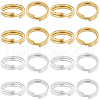 Beebeecraft 80Pcs 2 Colors Brass Split Rings KK-BBC0014-04A-1