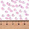 6/0 Inside Colours Transparent Glass Seed Beads SEED-T007-07G-4
