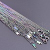 2.2mm Stainless Steel Twisted Chain Necklaces UT6416-5-1