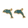 304 Stainless Steel Enamel Charms STAS-Z139-03G-03-1