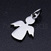 Non-Tarnish 201 Stainless Steel Pendants STAS-T046-JA343-1-2