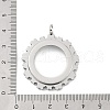 304 Stainless Stee Locket Pendants STAS-S132-03P-3