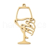 304 Stainless Steel Pendants STAS-G355-03G-1