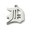 Non-Tarnish 201 Stainless Steel Pendants STAS-B055-01P-D-1