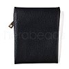 Imitation Leather Jewelry Storage Zipper Bags ABAG-G016-01C-05-2