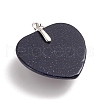 Synthetic Blue Goldstone Pendants G-I275-03J-3