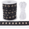 Olycraft 10 Yards Cotton Button Tapes DIY-OC0012-97-1