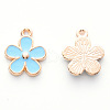 Alloy Enamel Charms X-ENAM-R059-02-RS-2