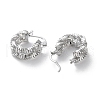 Rack Plating Brass Hoop Earrings EJEW-S241-25P-2