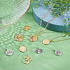 SUNNYCLUE 24Pcs 8 Style Alloy Pendants FIND-SC0001-43-5