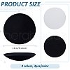 BENECREAT 6Pcs 2 Colors EVA Fabric Pillbox Stewardess Fascinator Hat Base DIY-BC0014-07-2