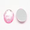 Acrylic Rhinestone Flat Back Cabochons GACR-Q011-13x18-06-2