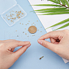 FIBLOOM 100Pcs Brass Beads KK-FI0001-04G-3