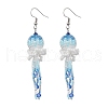 Handmade Glass Seed Beads Pendants Dangle Earrings EJEW-MZ00248-1