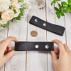 Imitation Leather Belt Bullwhip Holder AJEW-WH20010-46-3