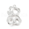 Alloy Crystal Rhinestone Pendants ALRI-E006-01P-2