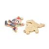 Christmas Alloy Enamel Pendants ENAM-K069-44E-G-2
