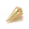Brass Micro Pave Cubic Zirconia Pendants KK-K401-24G-2