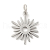 201 Stainless Steel Pendants STAS-E015-01P-1