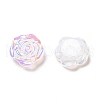 Opaque Acrylic Flower Cabochons MACR-C009-09-2