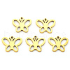PVD Vacuum Plating 304 Stainless Steel Charms X-STAS-N092-26G-1